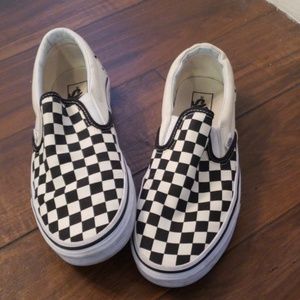 Vans checkered slip-ons